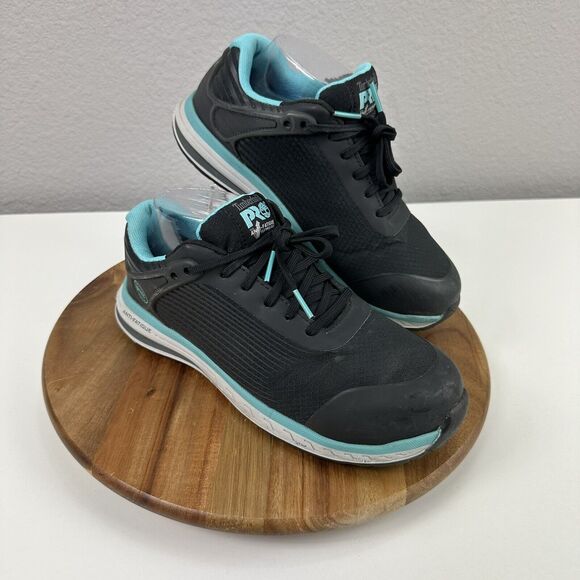Timberland Black Pro Drivetrain Low Composite Toe Safety Shoes Womens 7 Electric main image 10